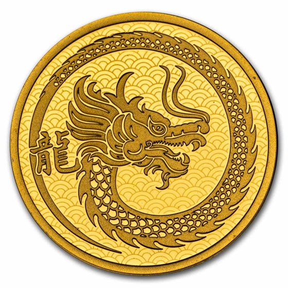 2024 Niue 8 gram Gold Lunar Dragon Proof 2024 Niue 8 gram Gold Lunar Dragon Proof
