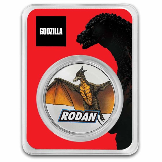 2024 Niue Colorized 1 oz Silver Rodan Coin 2024 Niue Colorized 1 oz Silver Rodan Coin