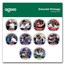 2024 Niue MLB Mint Trading Coins Mystery Set - Sealed