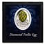 2024 Niue Silver Faberge Eggs: Diamond Trellis (w/ Box & COA)