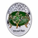 2024 Niue Silver Faberge Eggs: The Apple Blossom Egg