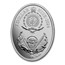 2024 Niue Silver Faberge Eggs: The Karelian Birch Egg (Box & COA)