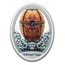 2024 Niue Silver Faberge Eggs: The Karelian Birch Egg (Box & COA)