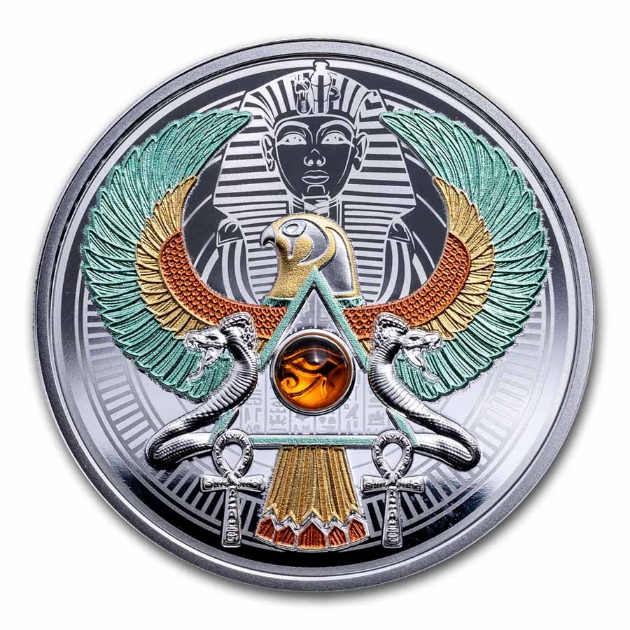 2024 Niue Silver Falcon of Tutankhamun Proof