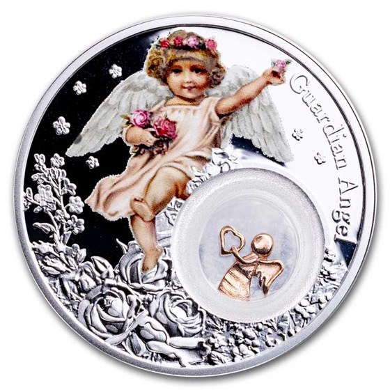 2024 Niue Silver Guardian Angel Proof (with Box & COA) 2024 Niue Silver Guardian Angel Proof (with Box & COA)