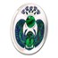 2024 Niue Silver Malachite Scarabaeus Proof (w/ Box & COA)