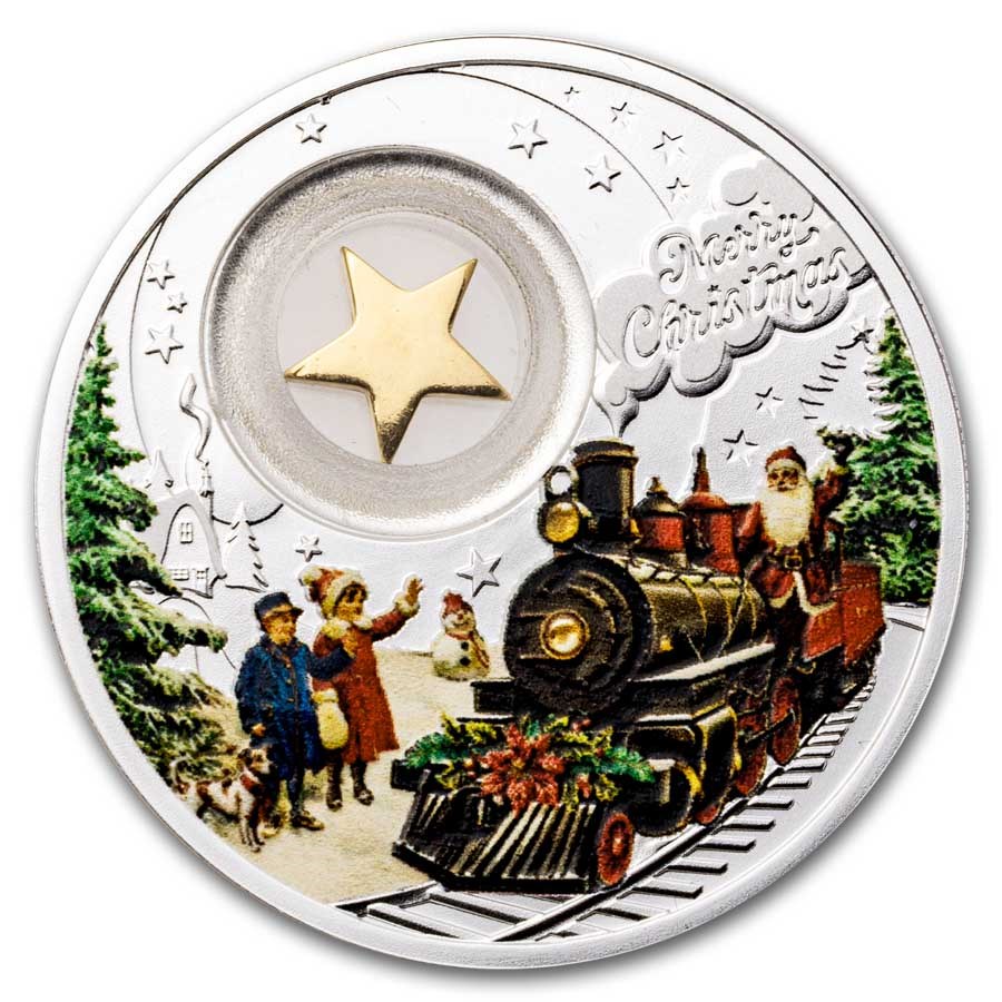 2024 Niue Silver Merry Christmas Proof (with Box & COA)