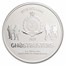 2024 Niue UV Glow 2 oz Silver $5 Ghostbusters 40th - Slimer Coin