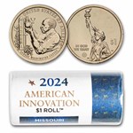 2024-P American Inn $1 George Washington Carver 25-Coin Roll (MO)