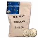 2024-P American Innovation $1 DC Defibrillator 100-Coin Bag (ME)