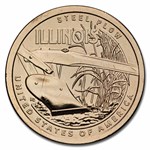2024-P American Innovation $1 Steel Plow BU (Illinois)