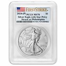 2024-(P) American Silver Eagle Star Privy MS-70 PCGS (FS)