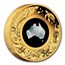 2024-P AUS 2 oz Gold Mother of Pearl Great Southern Land Proof