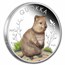2024-P Australia 1 oz Silver Colorized Quokka Proof