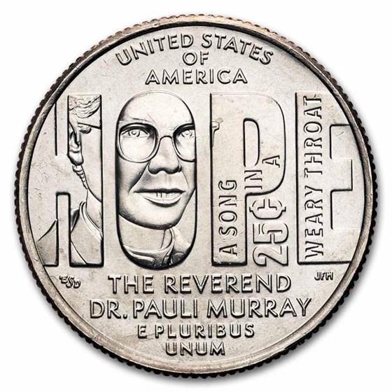 2024-P Rev. Dr. Pauli Murray American Women Quarter BU