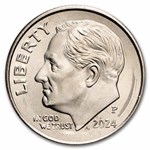 2024-P Roosevelt Dime 50-Coin Roll BU