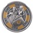 2024 Palau 1 oz Silver Antique Poker Card Guard MS-70 NGC (FR)