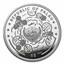 2024 Palau 1 oz Silver Lily Pad: Dragonfly Proof