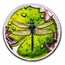 2024 Palau 1 oz Silver Lily Pad: Dragonfly Proof