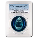 2024 Palau 2 oz Silver UHR Phobias; Thalassophobia PR-70 PCGS FDI