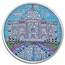 2024 Palau 3 oz Silver Proof Dot Art: Taj Mahal