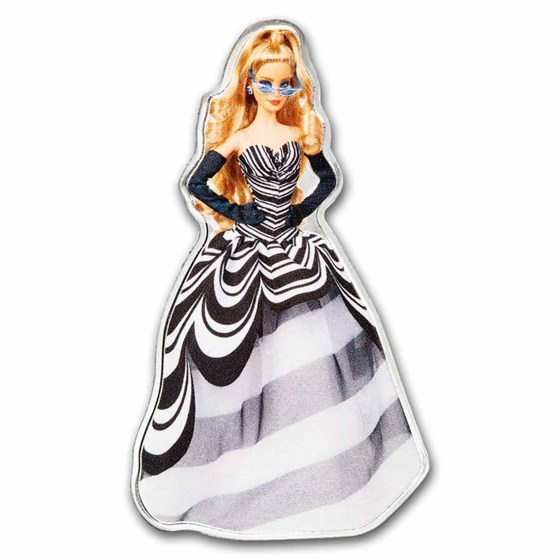2024 PAMP 1 oz Ag Barbie 65th Blue Sapphire Anniversary Coin Only