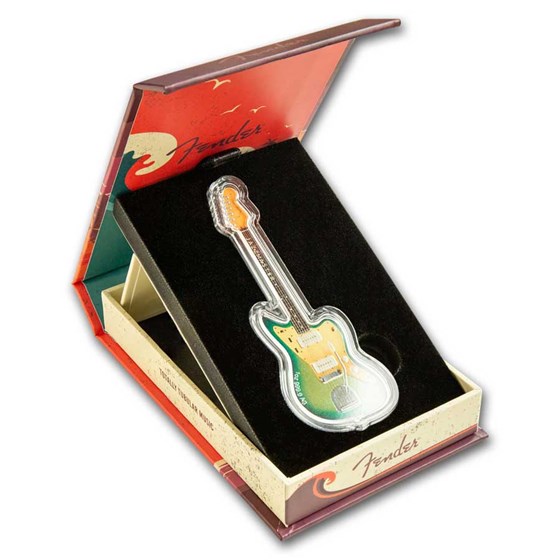 2024 PAMP 1 oz Proof Silver Fender® Jazzmaster 2024 PAMP 1 oz Proof Silver Fender® Jazzmaster