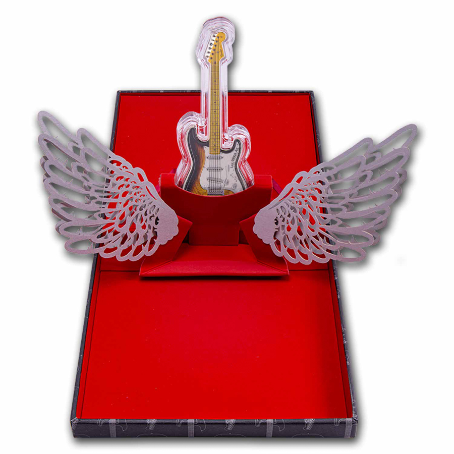 記念販売品　Fender STERLING SILVER 当時限定50コ 2024 PAMP 1 oz Proof Silver Fender® Stratocaster Mystery Box | eBay