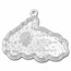 2024 PAMP 1 oz Silver Shaped and Colorized Snowman in Truck (Box)