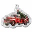 2024 PAMP 1 oz Silver Shaped & Colorized Snowman in Truck (Box)
