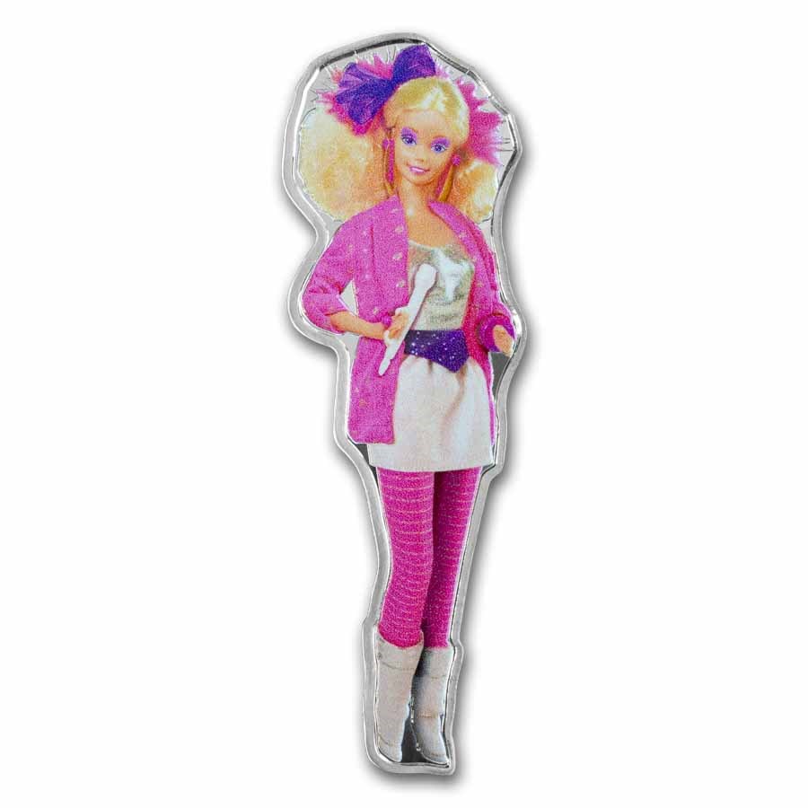 2024 PAMP1 oz Silver $2 Colorized Barbie & the Rockers Coin (Box)