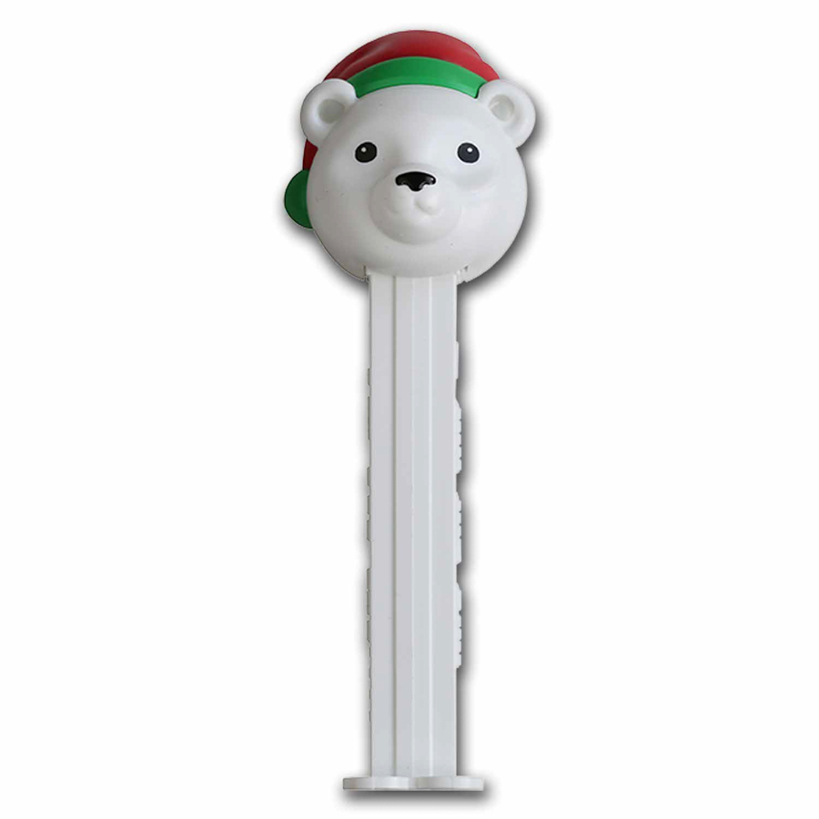 2024 PEZ® Gift Set w/Polar Bear Dispenser & 6x5 gr Silver
