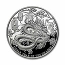 2024 Pitcairn Islands 1 oz Lunar Collection: Dragon Proof