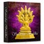 2024 Rep.of Chad 1 oz Silver 7 Days Buddha: Saturday Buddha