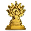 2024 Rep.of Chad 1 oz Silver 7 Days Buddha: Saturday Buddha