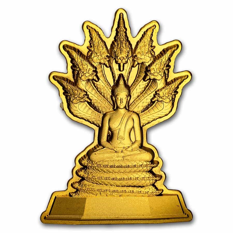 2024 Rep.of Chad 1 oz Silver 7 Days Buddha: Saturday Buddha