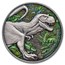 2024 Republic of Cameroon 2 oz Silver Colorized Tyrannosaurus Rex