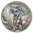 2024 Republic of Cameroon 2 oz Silver Dragonology; Frost Dragon