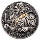 2024 Republic of Cameroon 2 oz Silver Greek Mythology; Odysseus