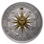 2024 Republic of Cameroon 2 oz Silver The Nine Muses: Calliope