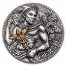 2024 Republic of Cameroon 3 oz Silver Greek Mythology; Hermes