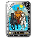 2024 Republic of Cameroon Black Proof Silver Tarot: The Chariot
