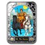 2024 Republic of Cameroon Black Proof Silver Tarot: The Chariot