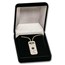 2024 Republic of Cameroon Silver Coin Flower Pendant (with Box)
