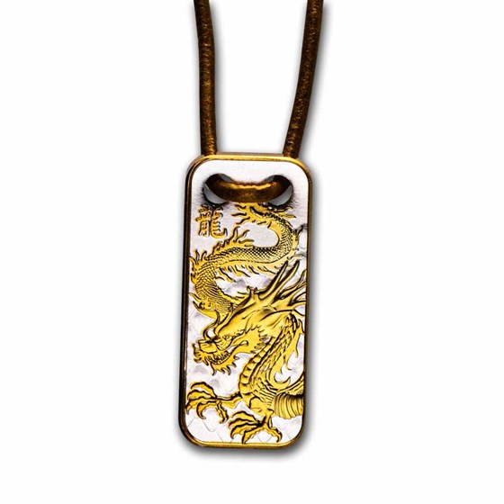 2024 Republic of Cameroon Silver Coin Year of the Dragon Pendant 2024 Republic of Cameroon Silver Coin Year of the Dragon Pendant