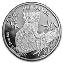 2024 Republic of Chad 1 oz Silver Red Panda BU