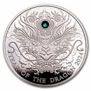 2024 Republic of Ghana 1/2 Silver Year of the Dragon Proof