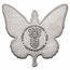 2024 Republic of Ghana 1 oz Silver Lady Butterfly Shaped Coin