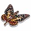 2024 Republic of Ghana 1 oz Silver Lady Butterfly Shaped Coin
