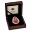 2024 Republic of Ghana 1 oz Silver Ukrainian Pysanka: Svitanok